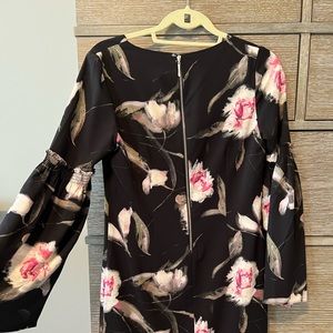 Size 2 White House black Market, lightly worn floral dress.